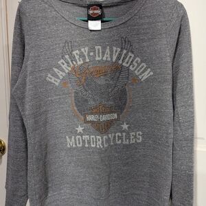 Harley-Davidson Gray Women's Sweatshirt/Long sleeve